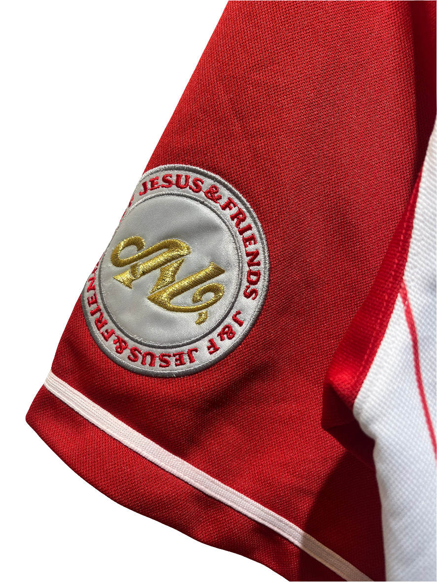 Jesus Friends White Red Jersey