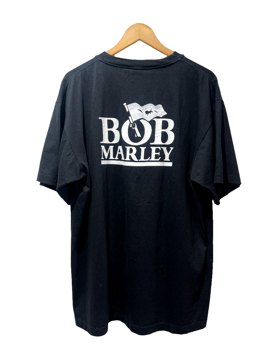Bob Marley Printed Black Tee