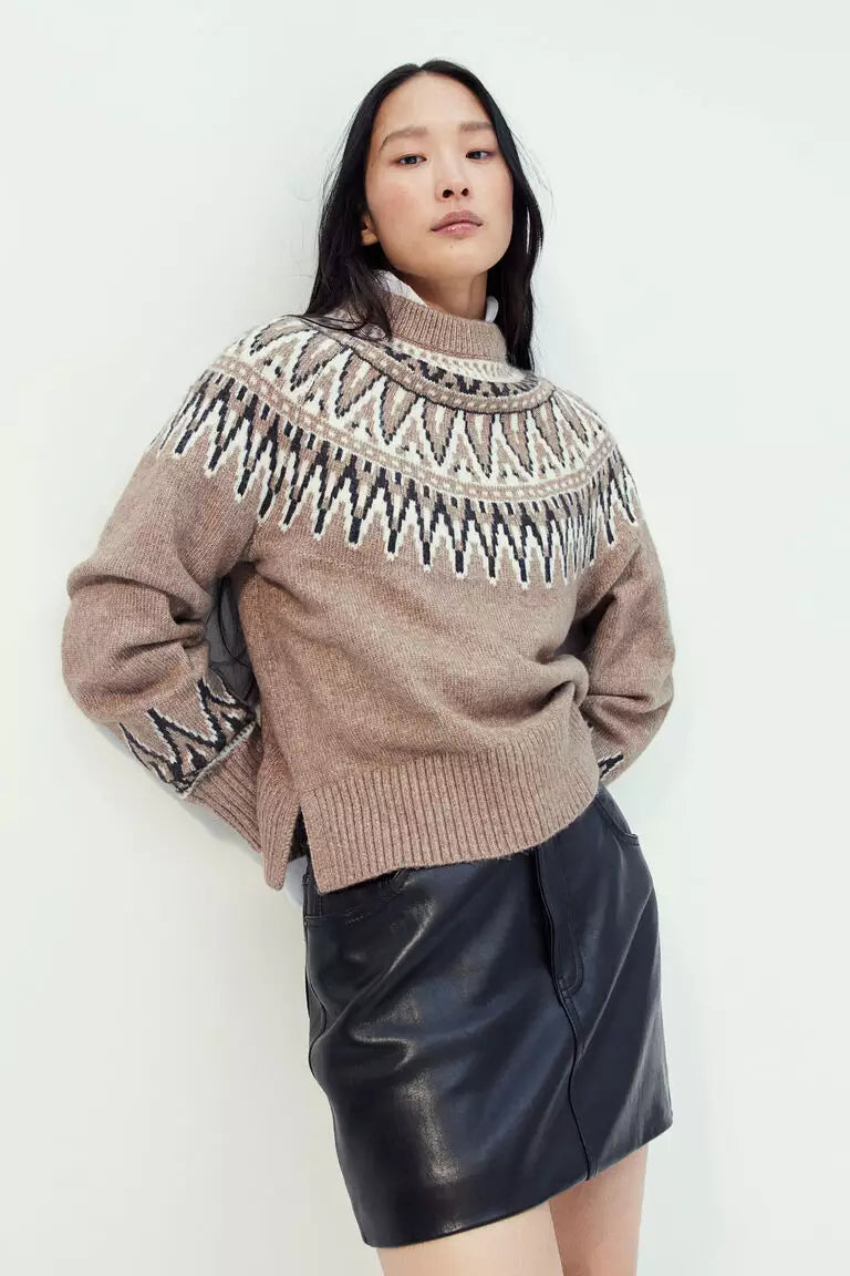 H&M Jacquard Knit Jumper Sweater