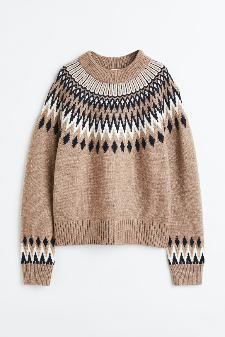 H&M Jacquard Knit Jumper Sweater