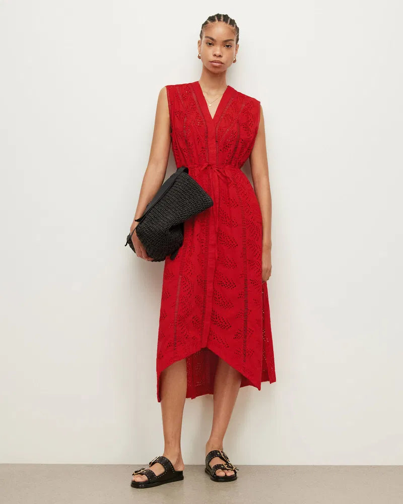 Allsaints Orange Dress