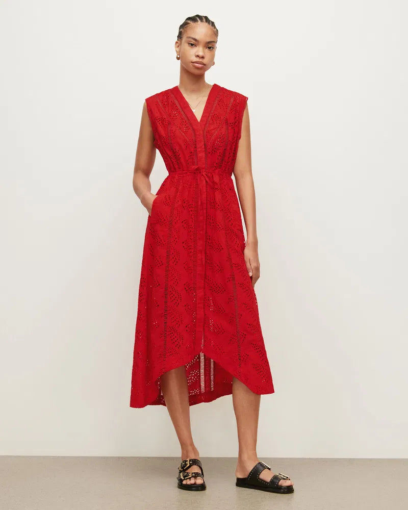Allsaints Orange Dress