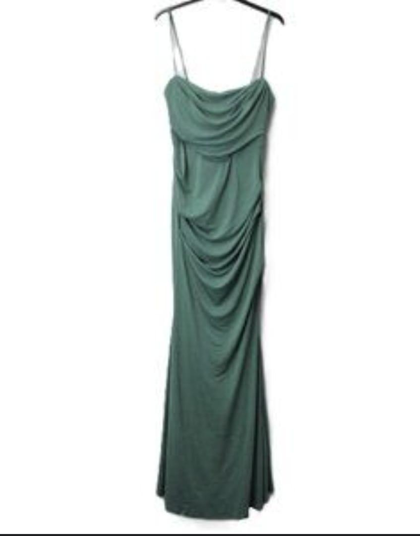 House of CB- Green Slip dress