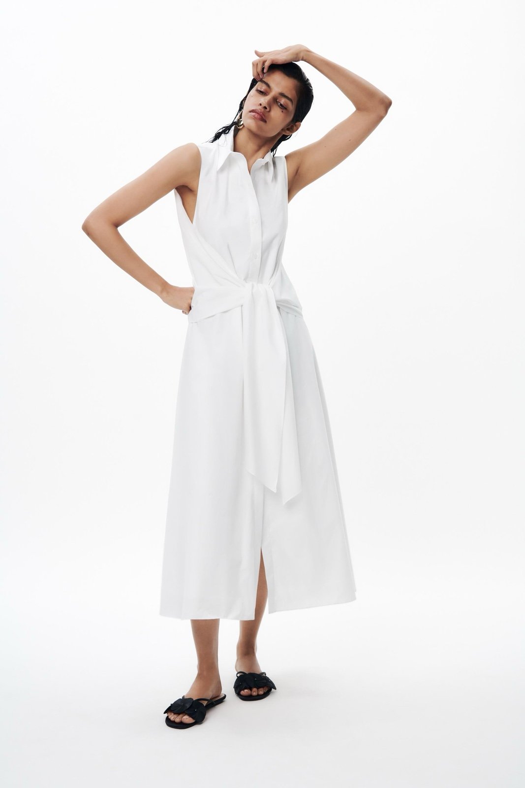 WHITE ( ZARA DRESS)