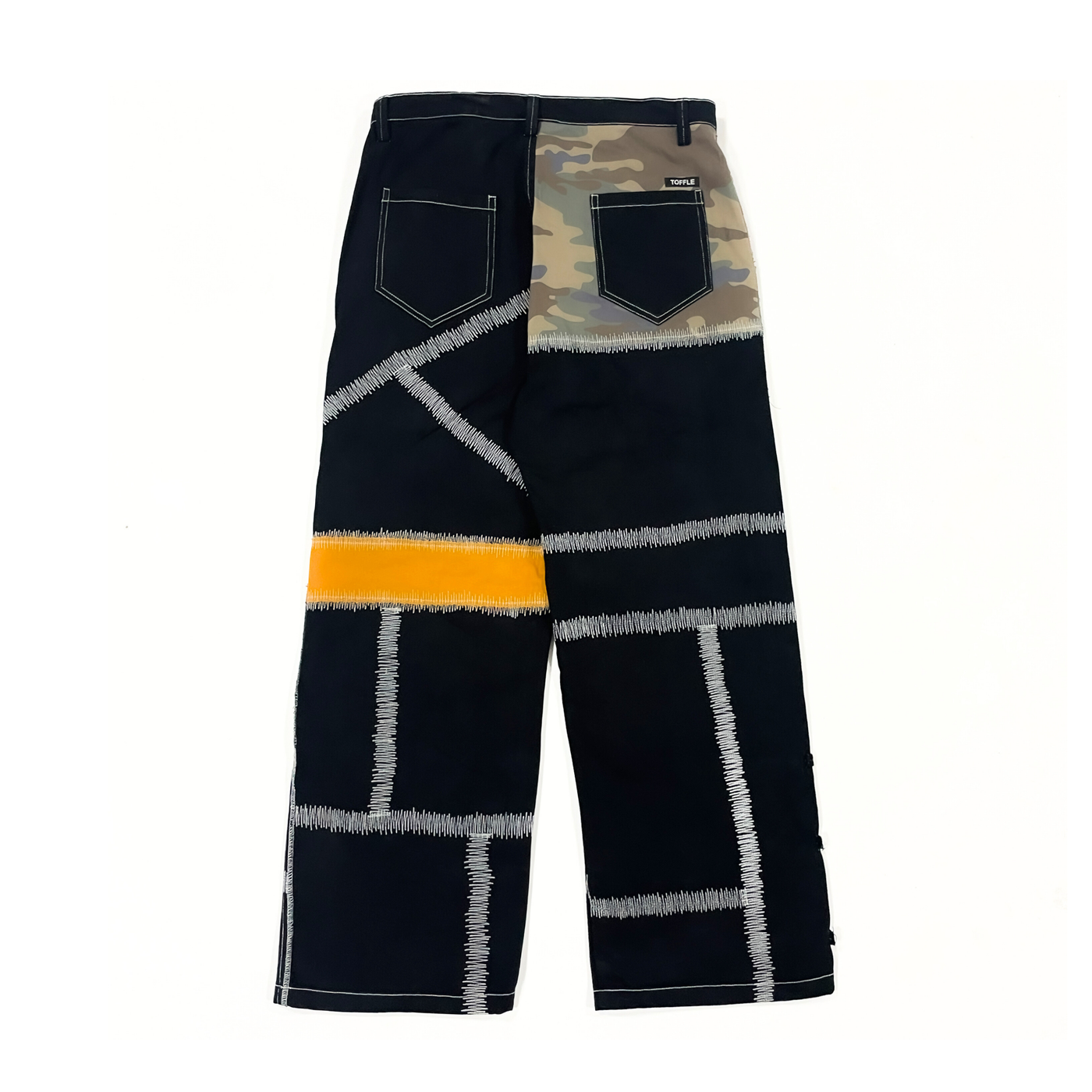 Toffle Black Rugged Jeans