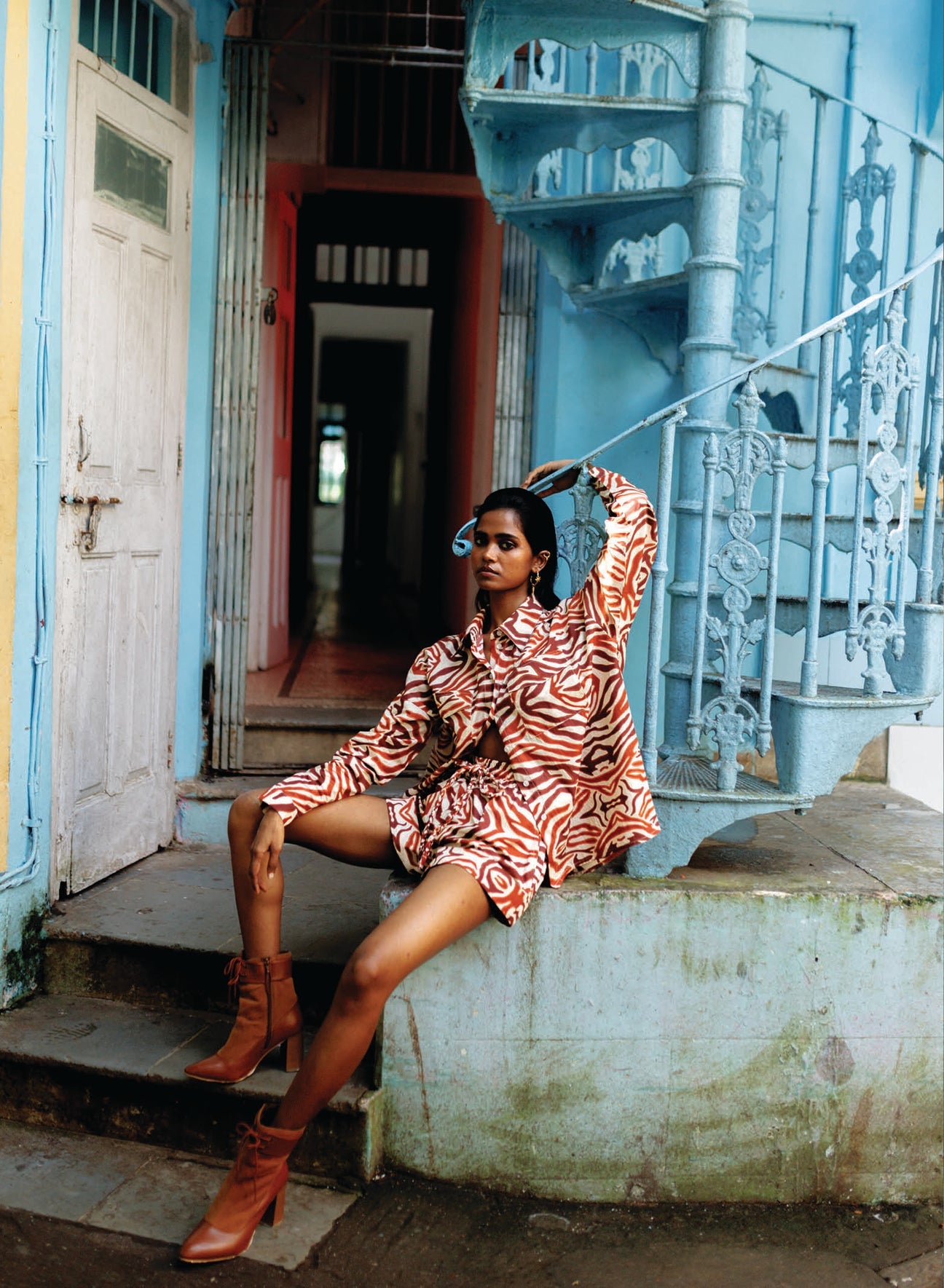Malie Safari Shirt Shorts Set