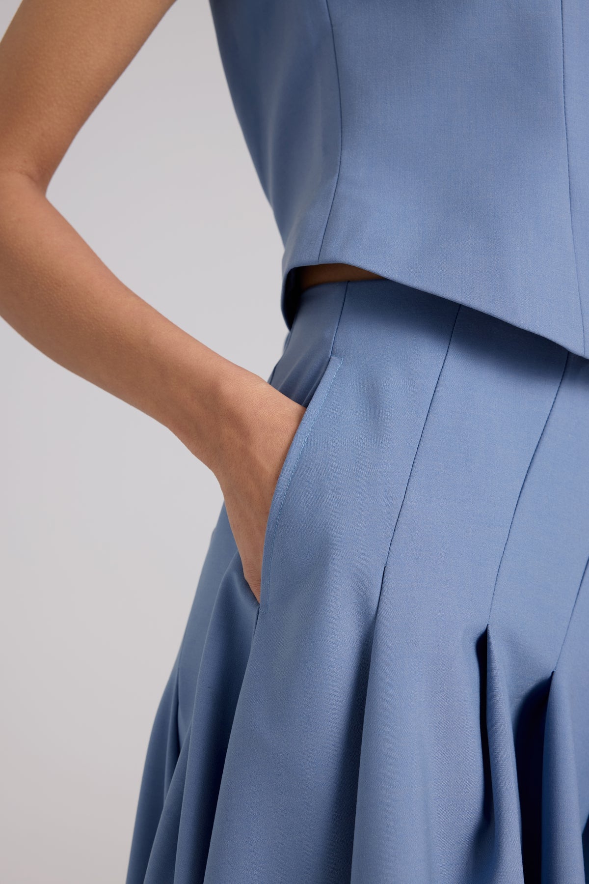 Qua Powder Blue Co-ord Set