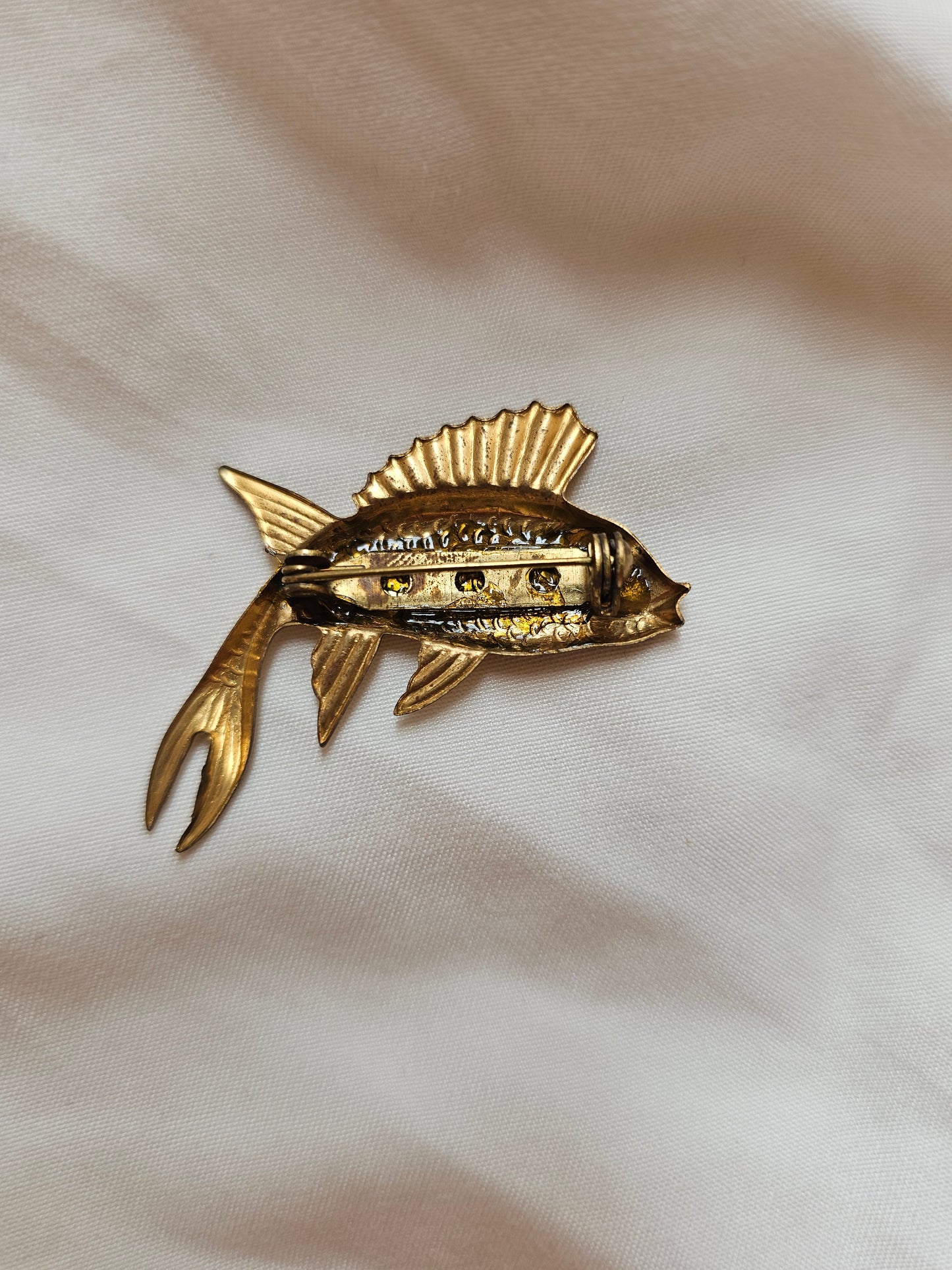 Pisces Vintage Brooch Pin