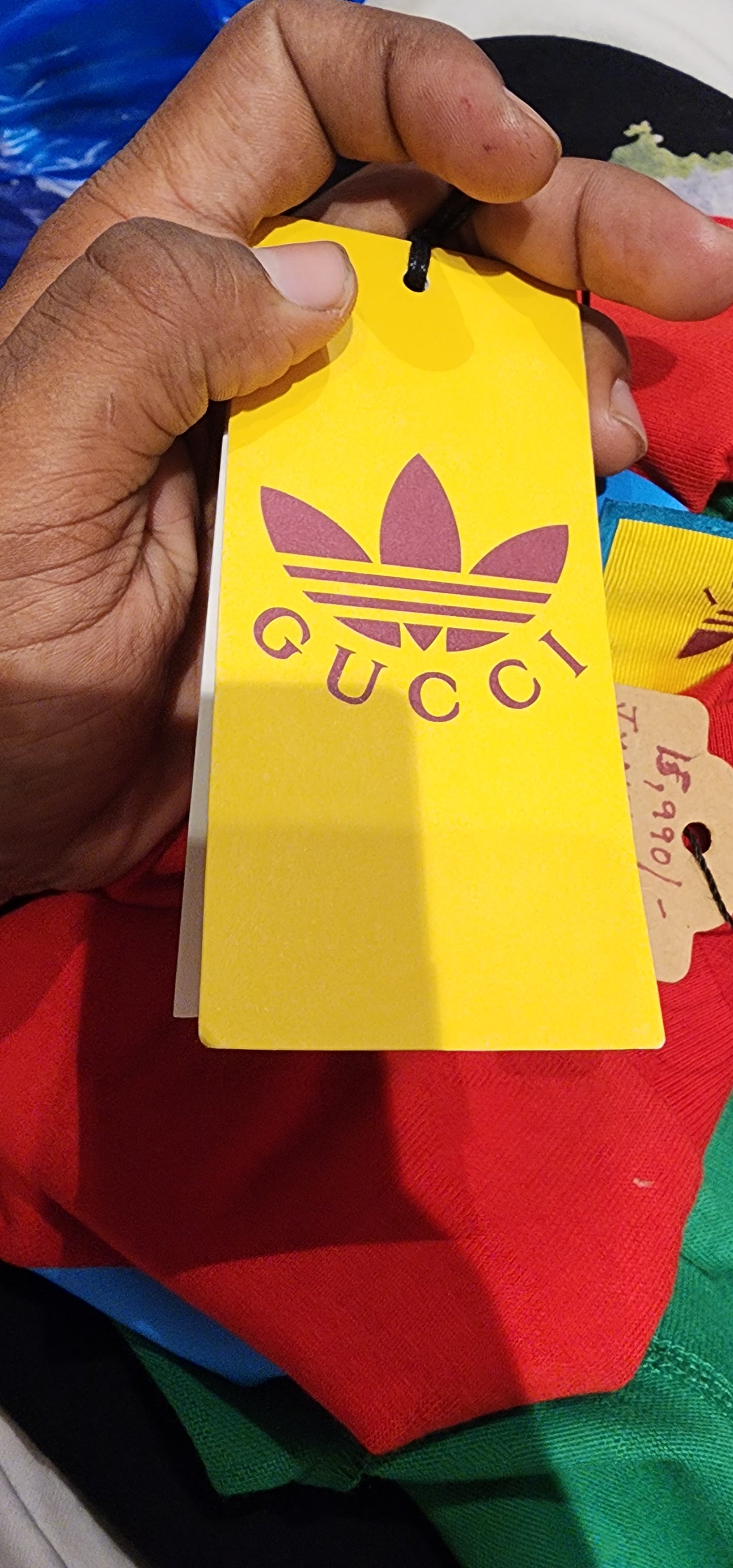 Gucci Adidas Long Sleeve Tee