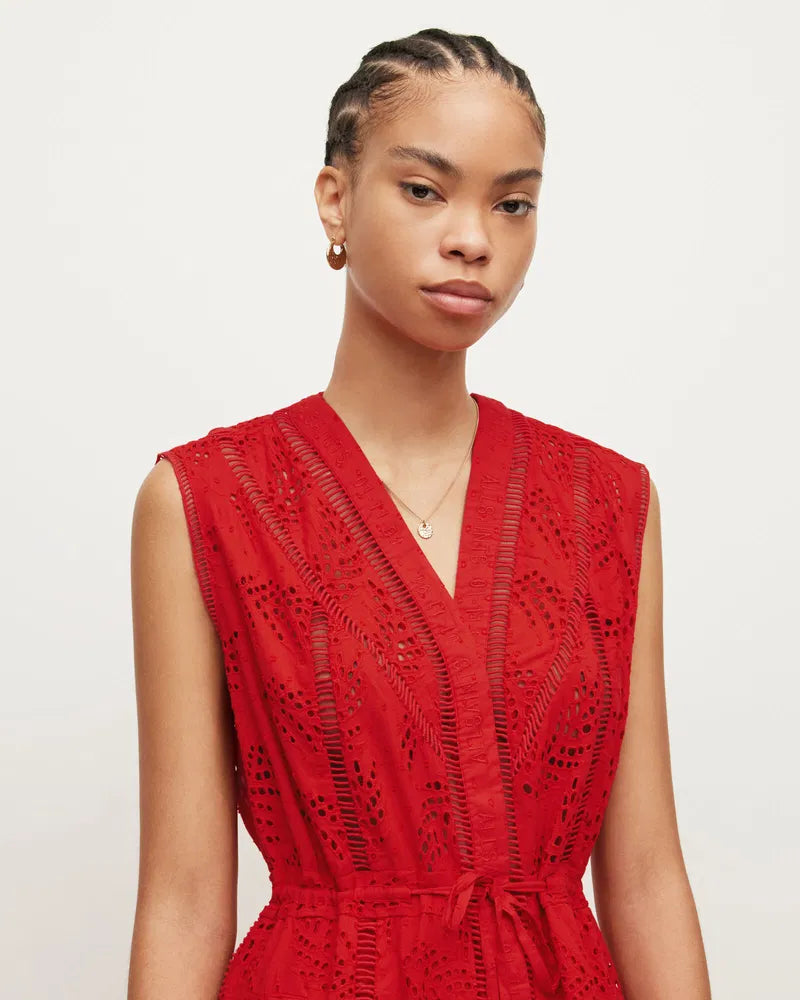 Allsaints Orange Dress