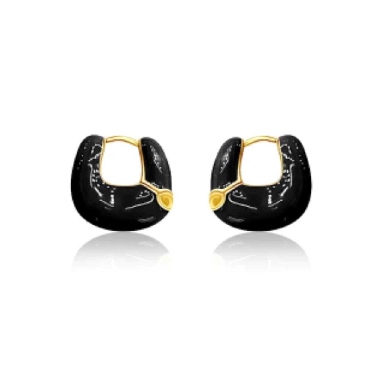 Black Mini Hoop