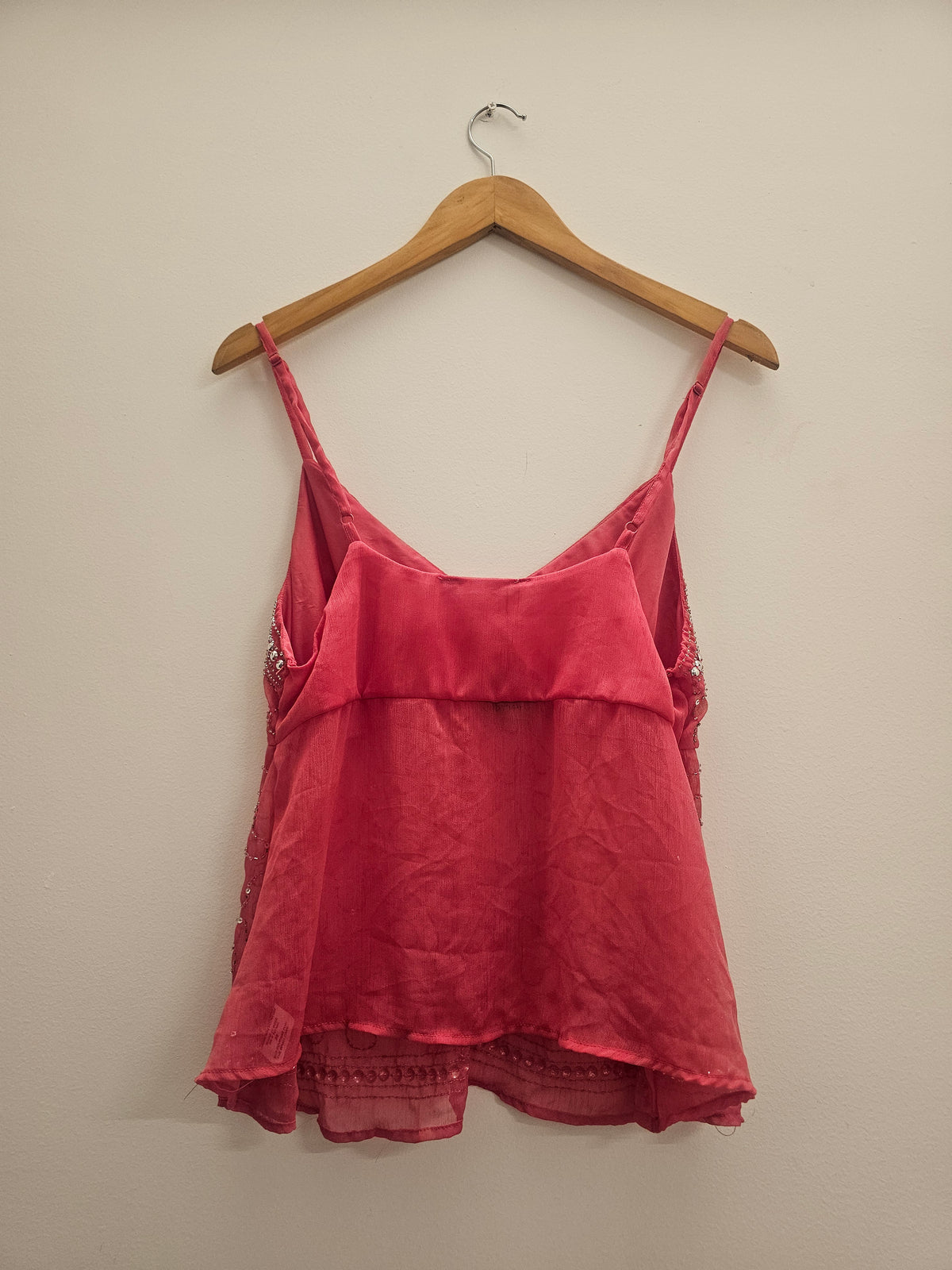Y2k Desi Beaded Top - Patakha Pink