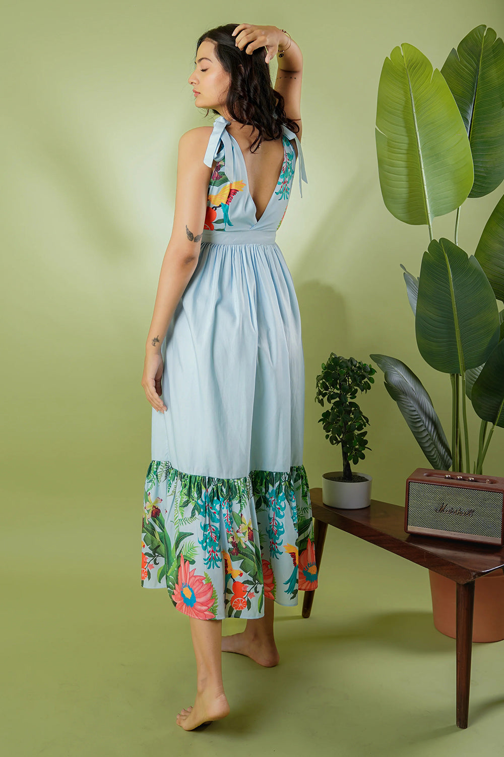 Peach It Up Floral Dress