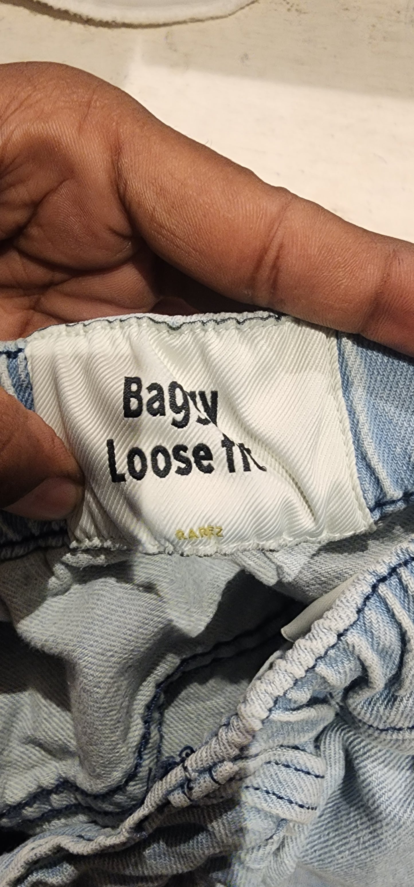 Rare Rabbit Blue Baggy Loose Fit Jeans