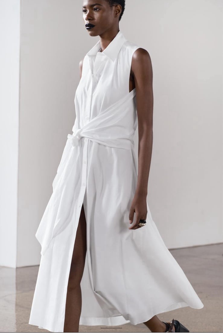WHITE ( ZARA DRESS)