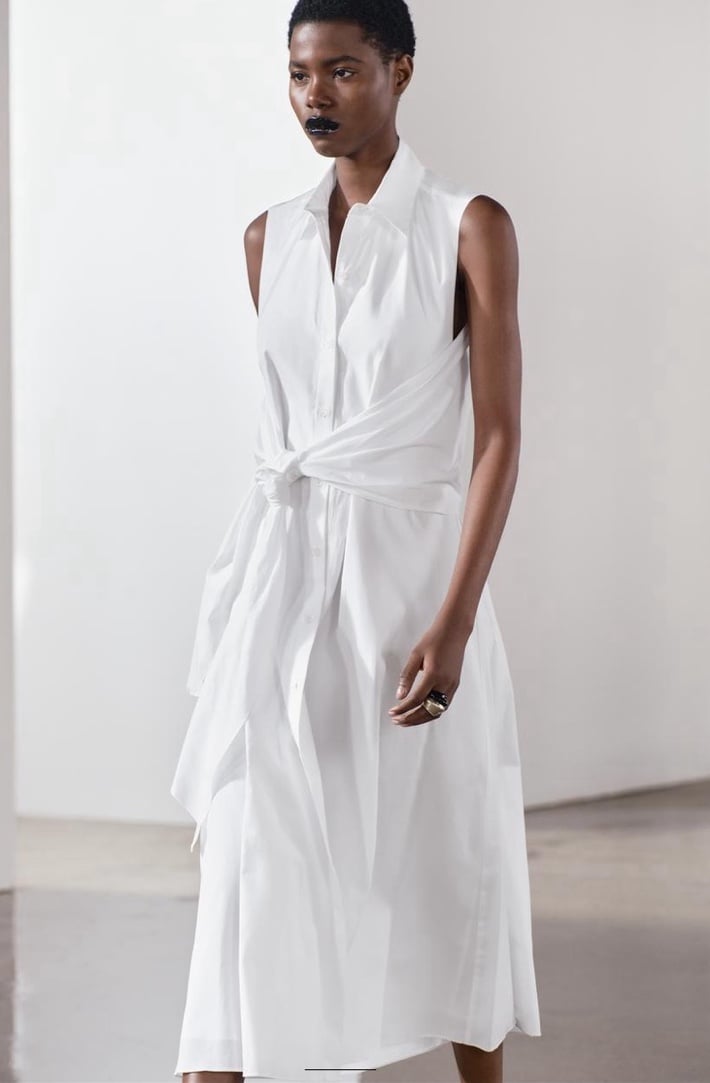 WHITE ( ZARA DRESS)