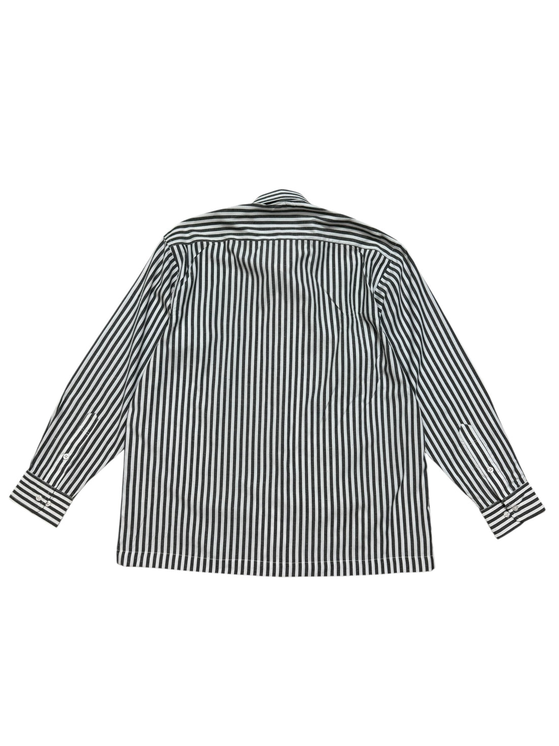 Cheongsam Black & White Cotton Shirt