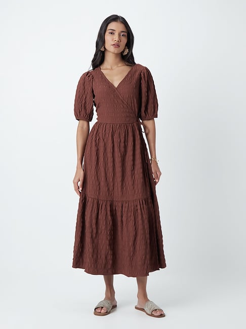 L.O.V Brown Long Dress
