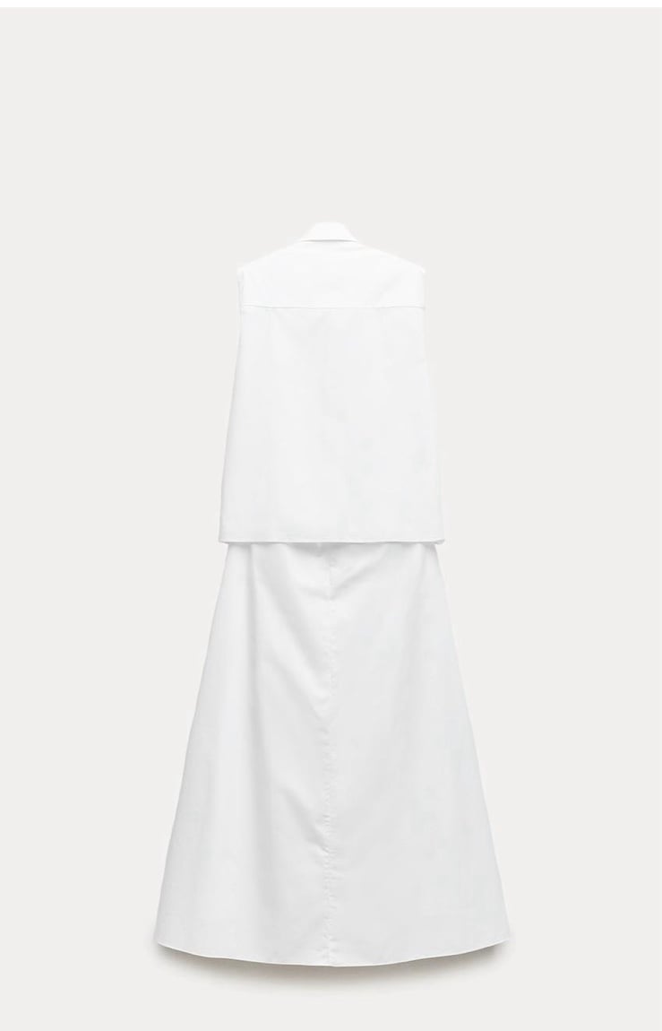WHITE ( ZARA DRESS)