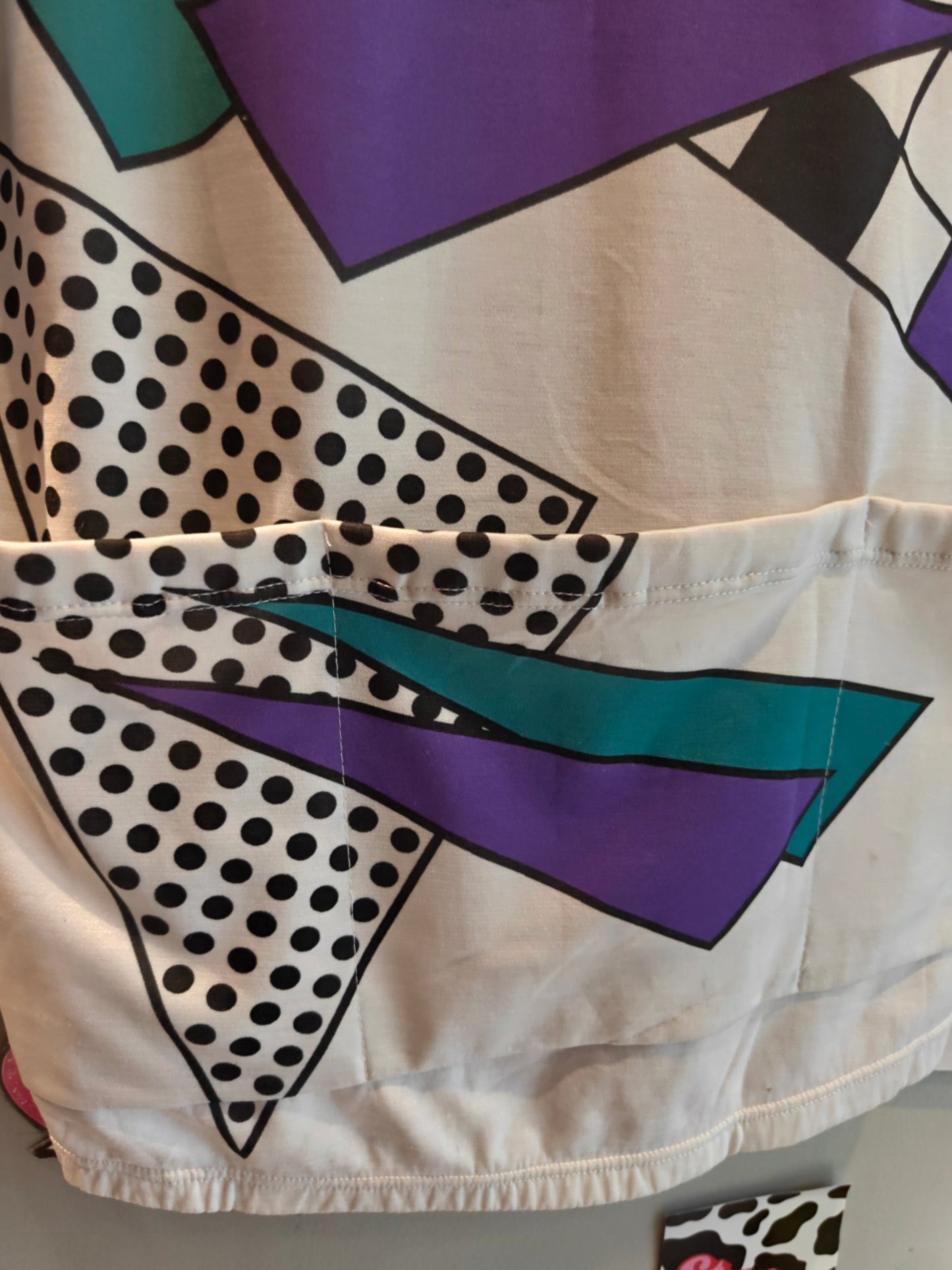 Vintage Colourblock Patterned Jersey