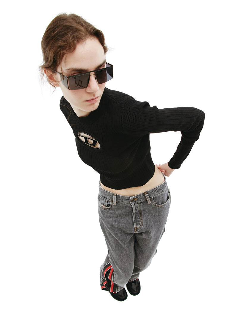 Diesel Industry Rib Knit Jeans