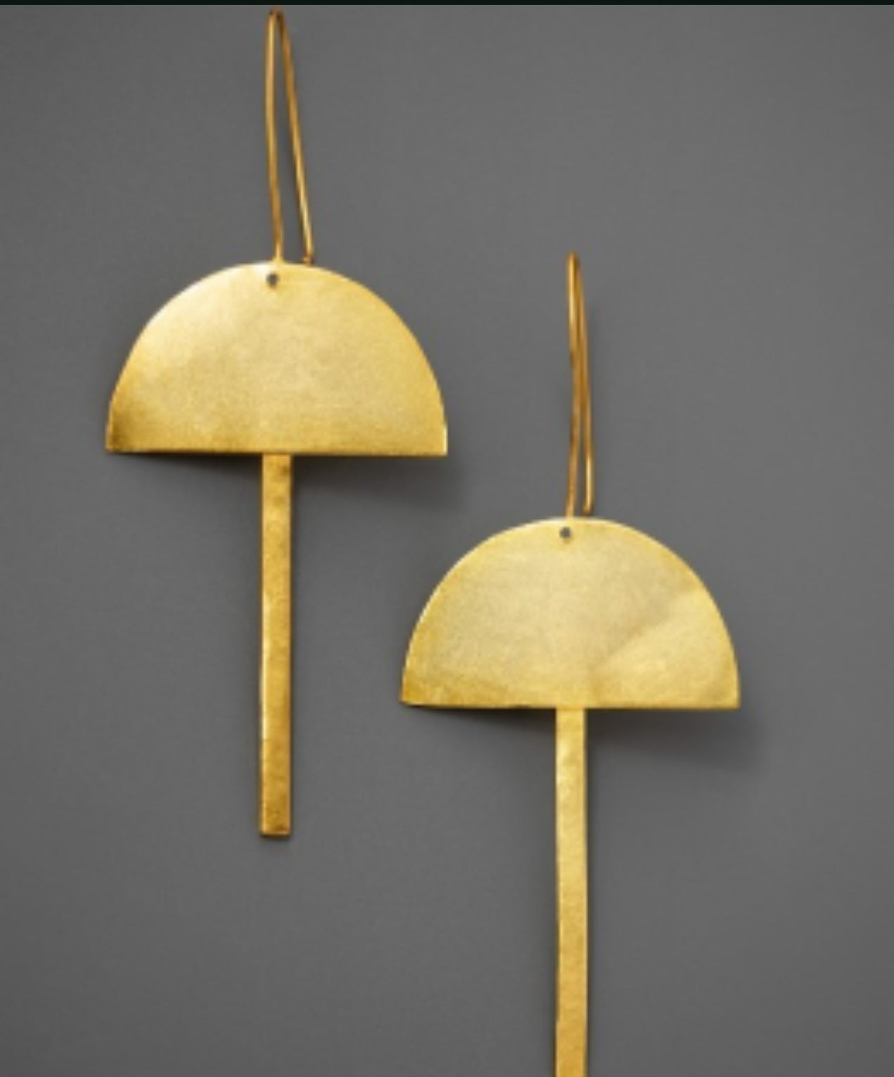 Gold Dome Earrings