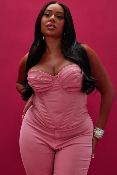 Fashion Nova Beige Corset