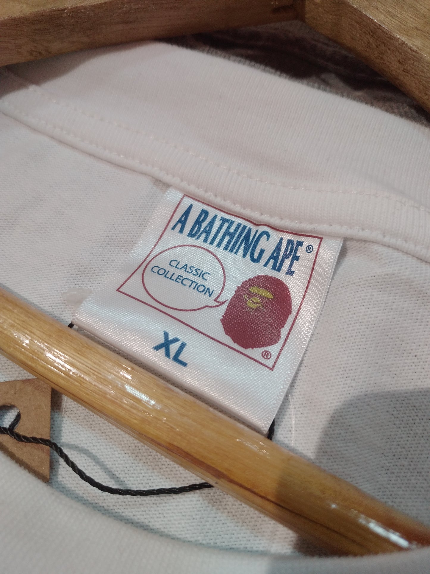 BAPE WHITE PRINTED TEE