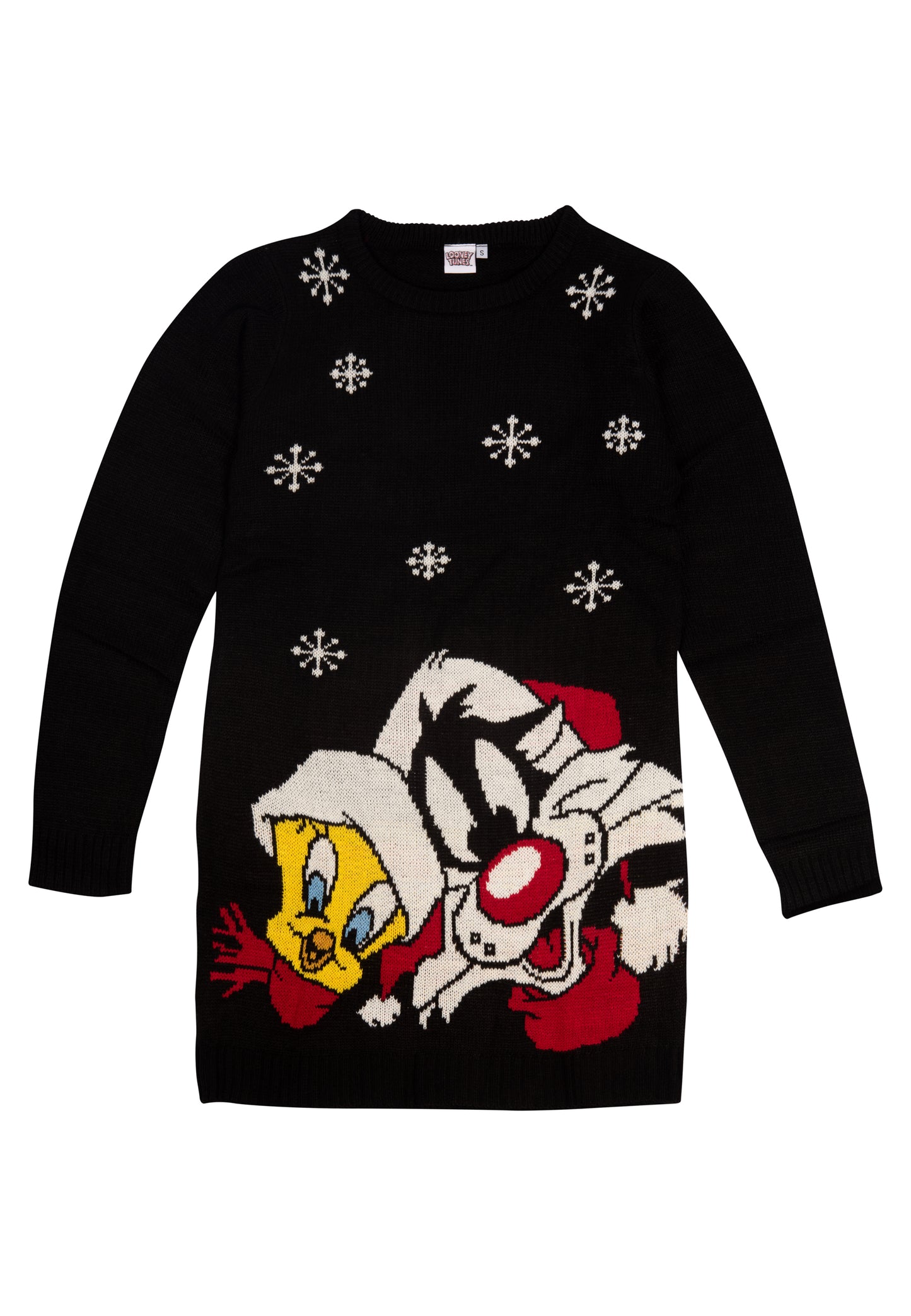 Looney Tunes Black Christmas Sweater