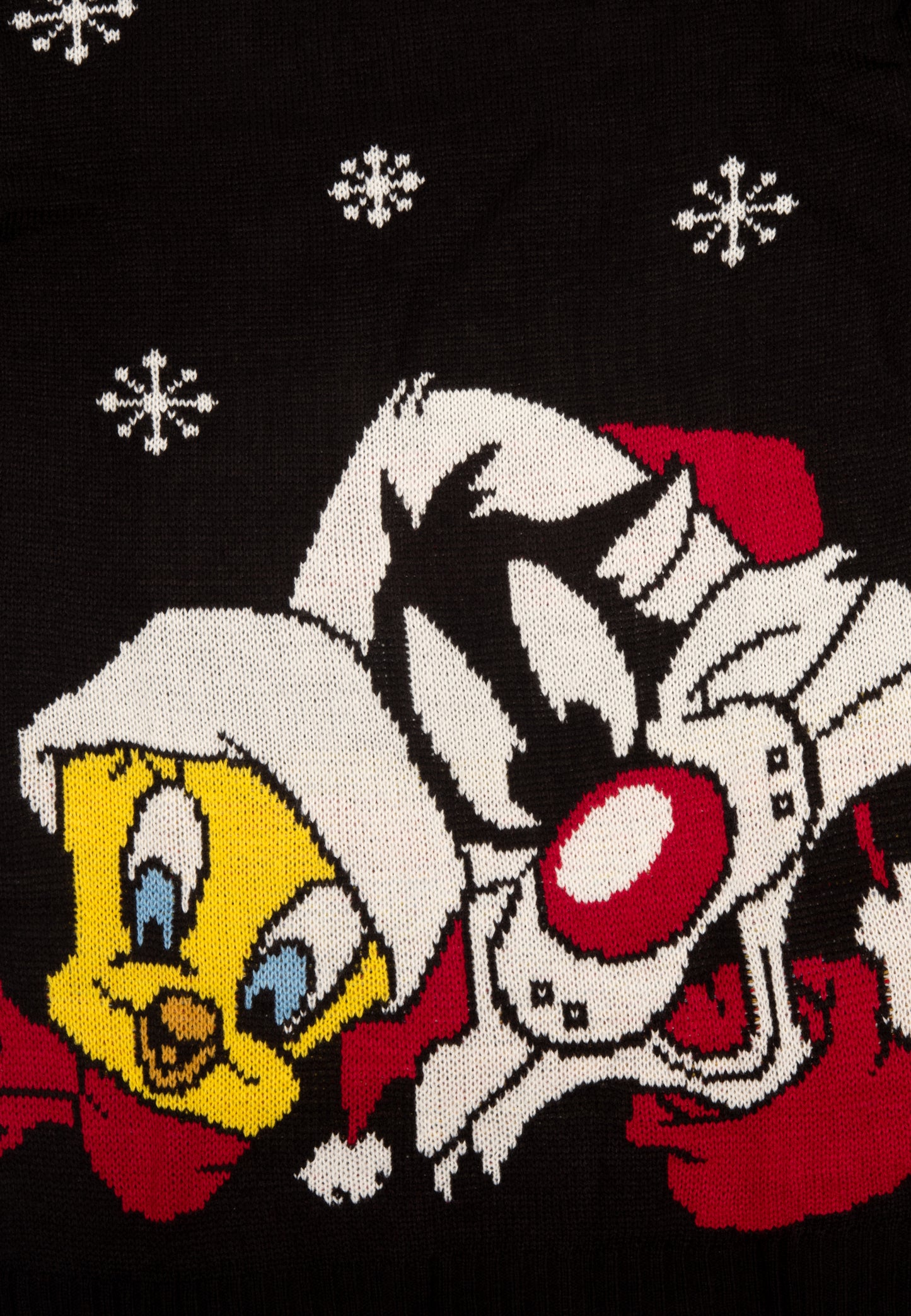 Looney Tunes Black Christmas Sweater