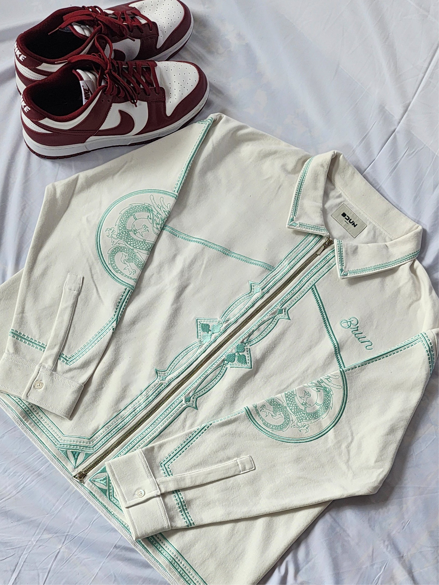Brun White Shirt Jacket