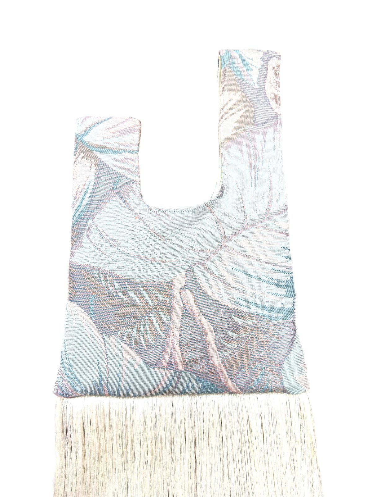 Blue Willow Fringe Bag