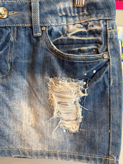 Y2K denim Skirt