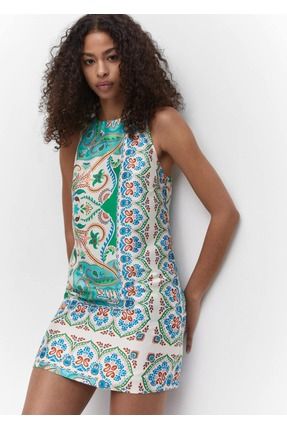 MNG Printed Dress