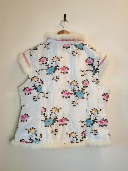 Cherry Blossom Cheongsam Vest