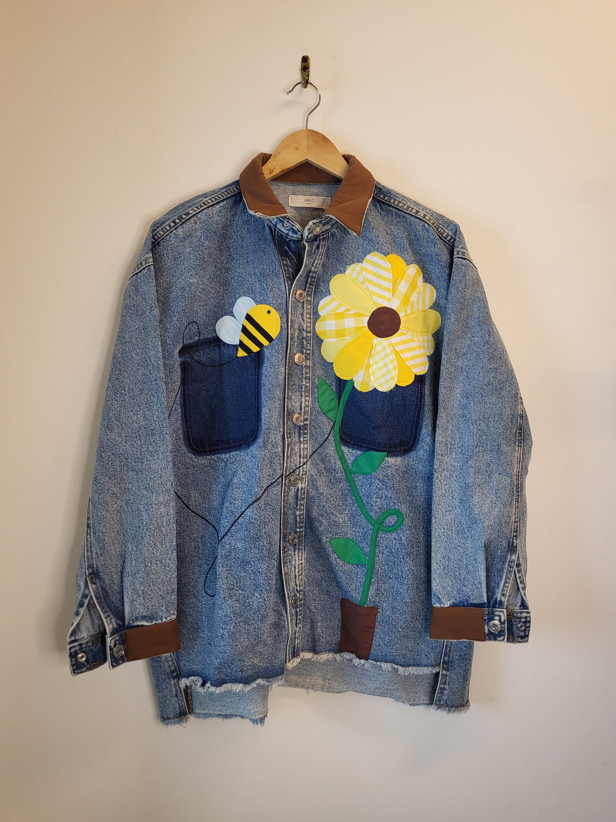 Mango Bumblebee Denim Jacket