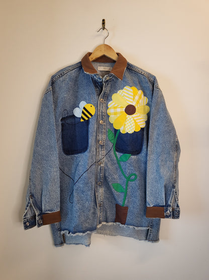 Mango Bumblebee Denim Jacket