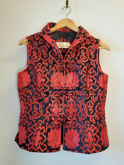 Vintage Tangyu Brocade Vest