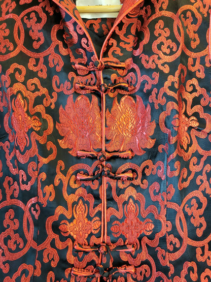 Vintage Tangyu Brocade Vest