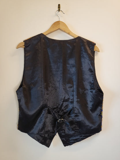 Royal Blue Beaded Vest