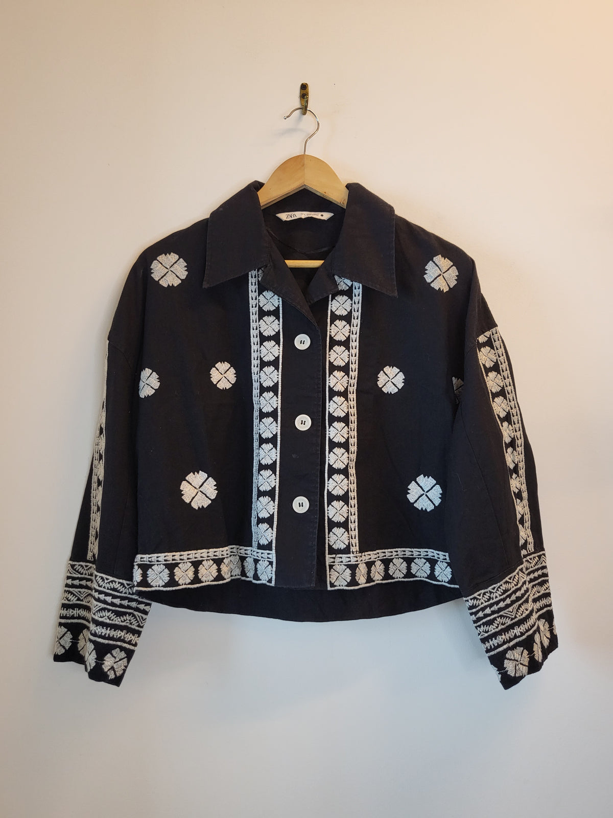 Zara Embroidered Boho Jacket