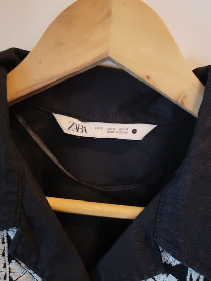 Zara Embroidered Boho Jacket