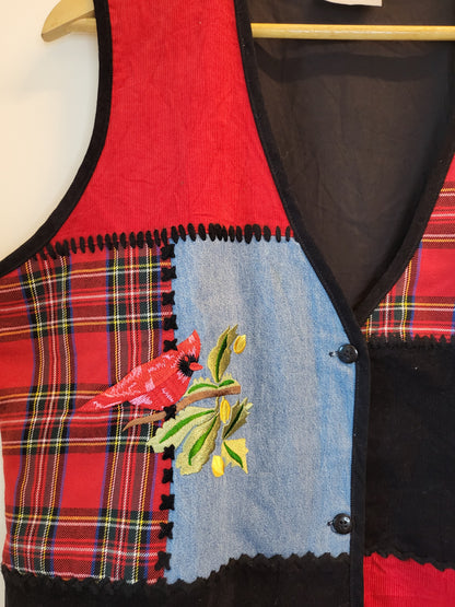 Patchwork Bird Vest