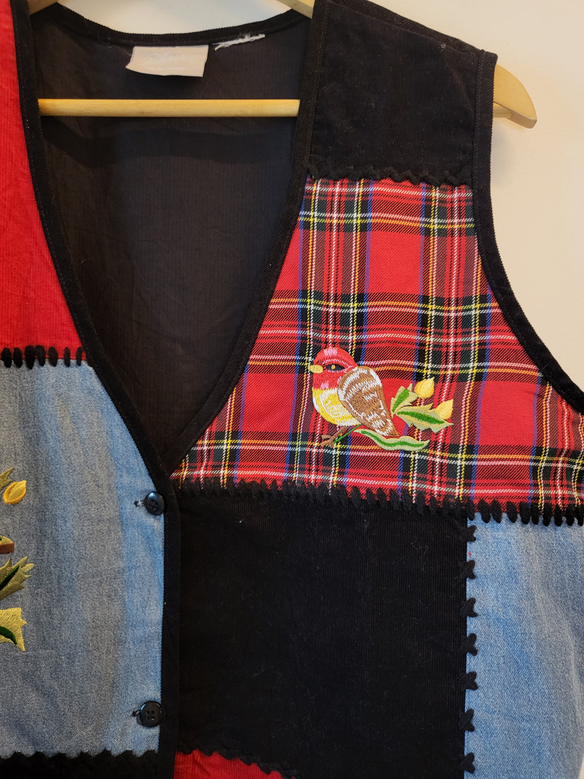Patchwork Bird Vest