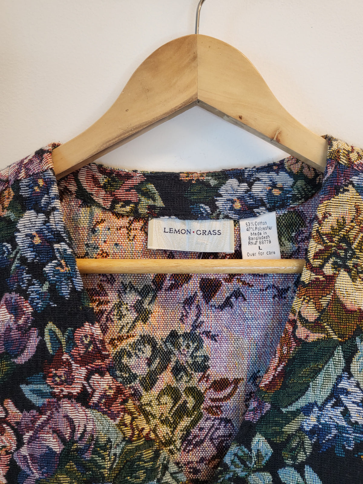 Jacquard Floral Vest