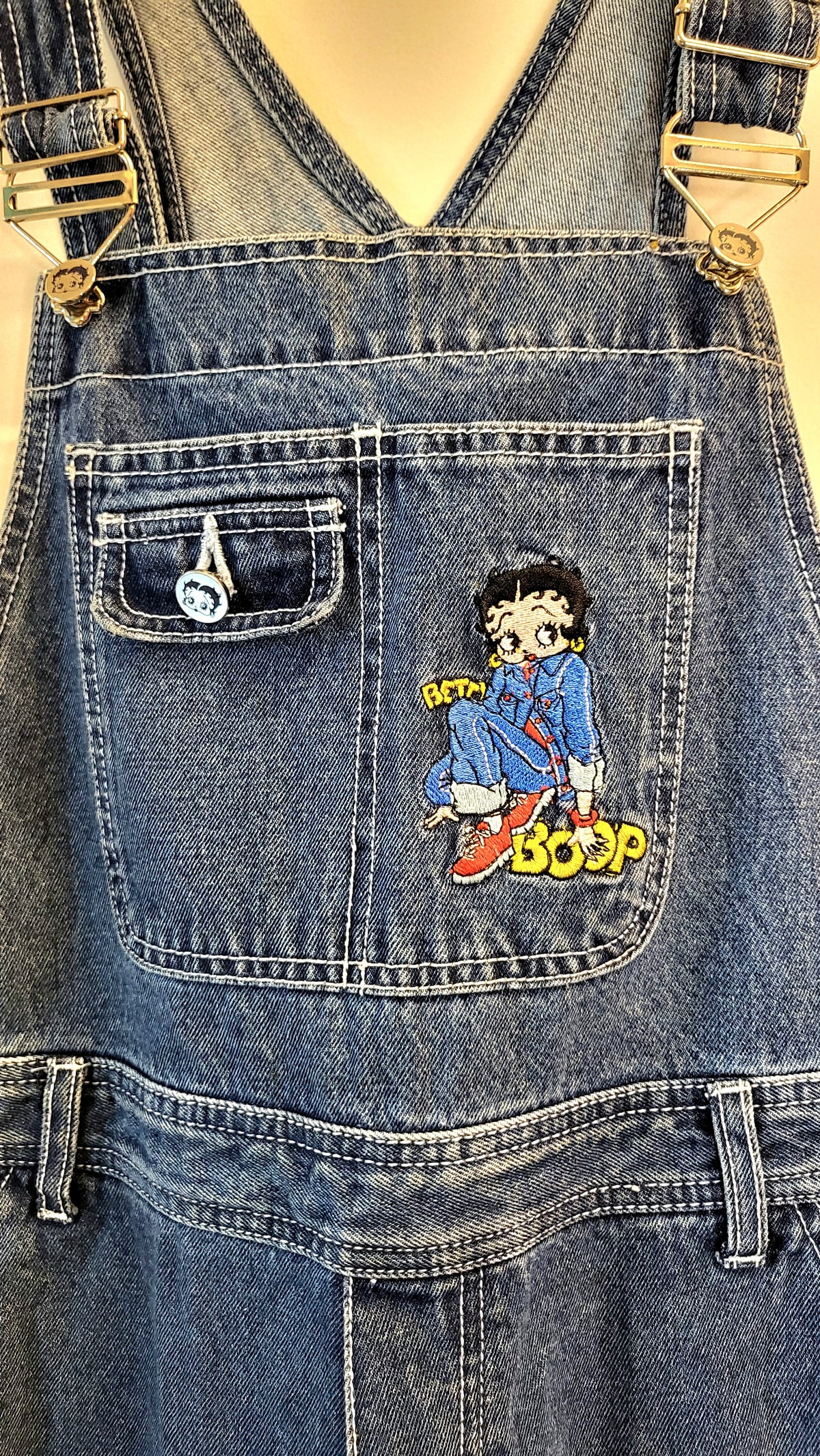 Betty Boop Denim Overalls