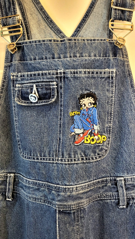 Betty Boop Denim Overalls