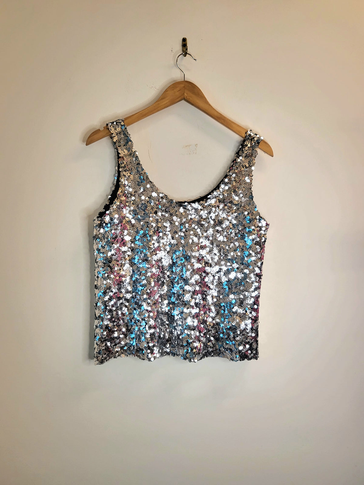 Zara Sequin Top