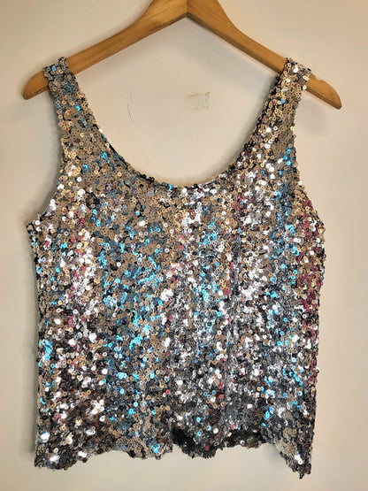 Zara Sequin Top