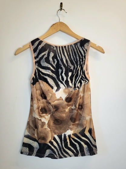 Roberto Cavalli Fitted Mesh Top